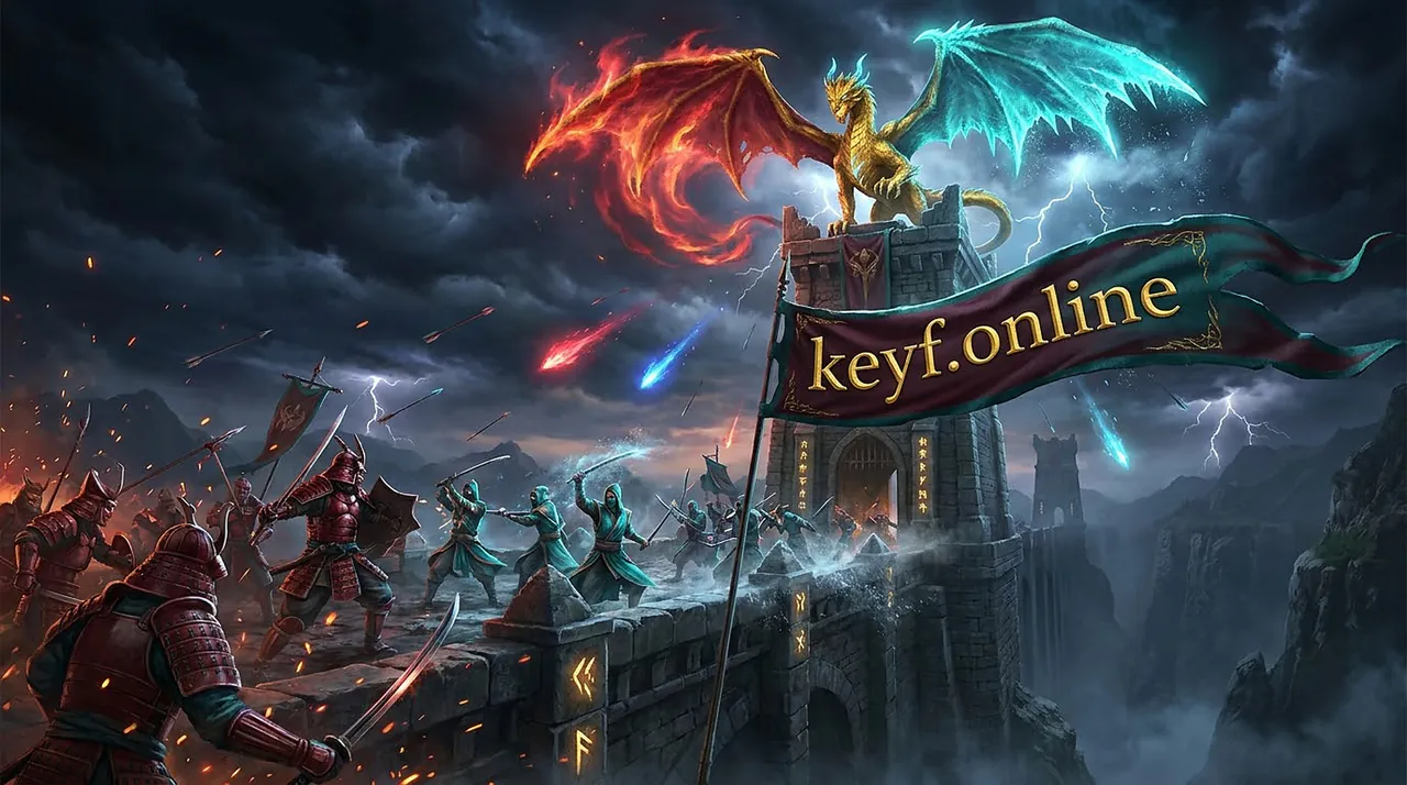 Köprü üzerinde karşılaşan KeyfOnline orduları